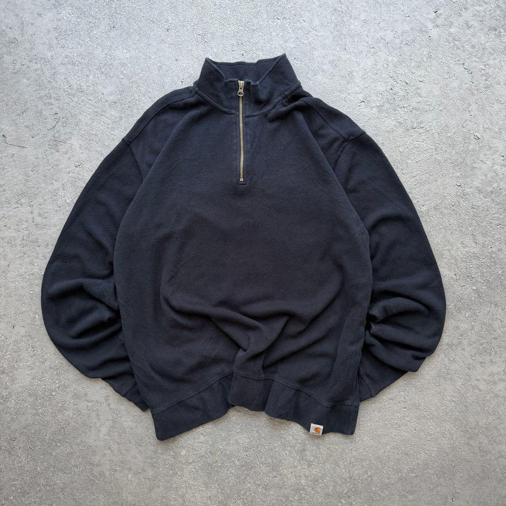 Vintage Carhartt Qtr Zip Sweater (XL)