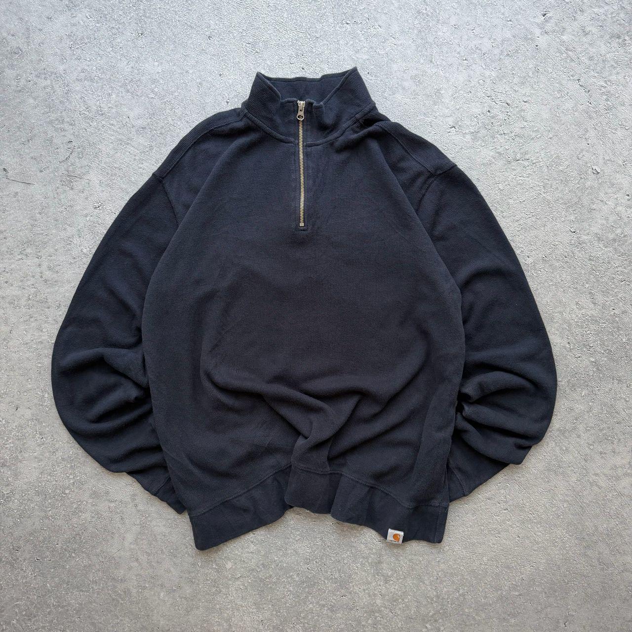 Vintage Carhartt Qtr Zip Sweater (XL)