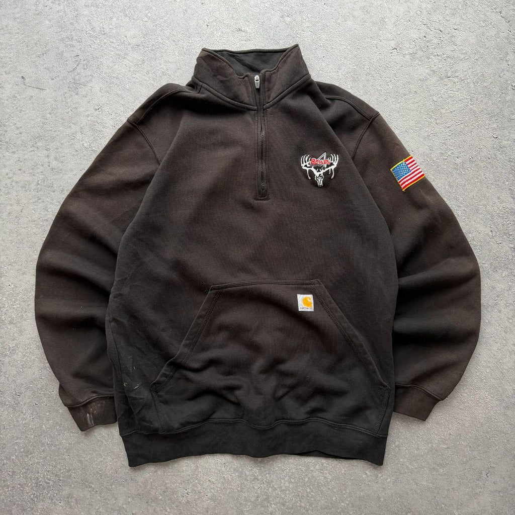 Vintage Carhartt Quarter Zip Sweater (L)