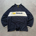 90's Reebok 1/4 Zip Sweater (L)