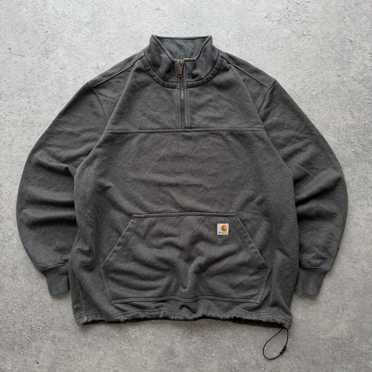 Vintage Carhartt Qtr Zip Sweater (XL)