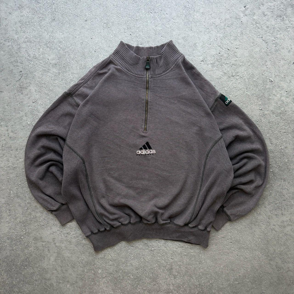 90’s Adidas Equipment 1/4 Zip Sweater (M)