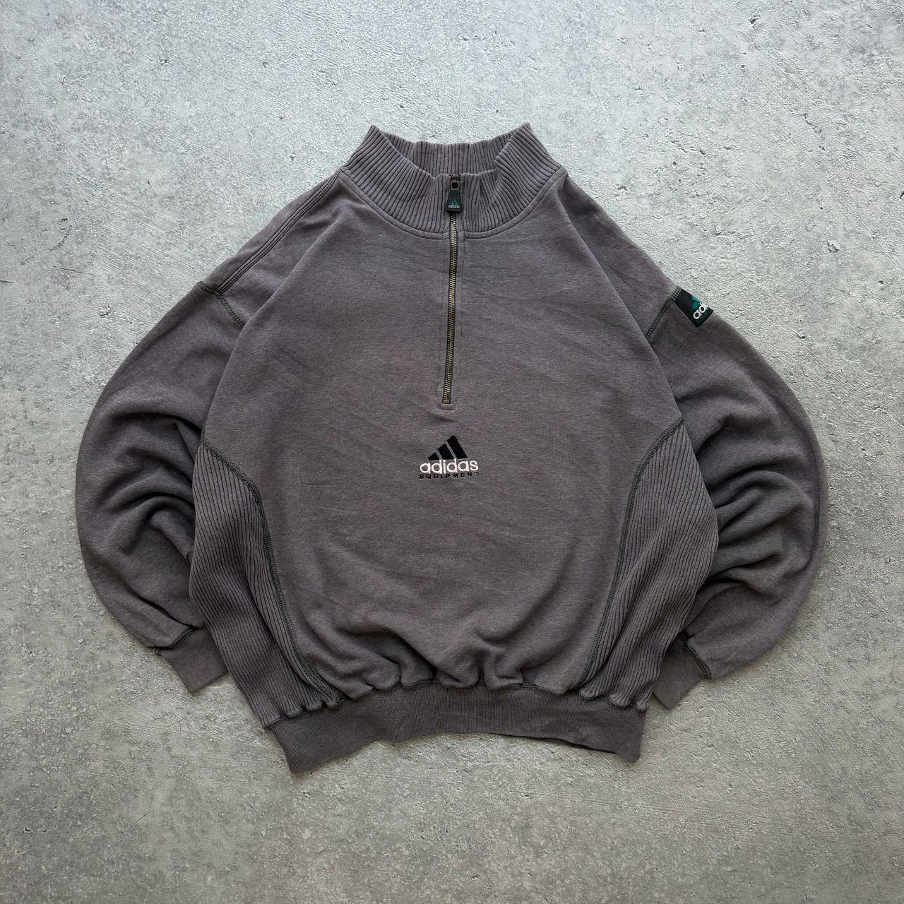 90’s Adidas Equipment 1/4 Zip Sweater (M)