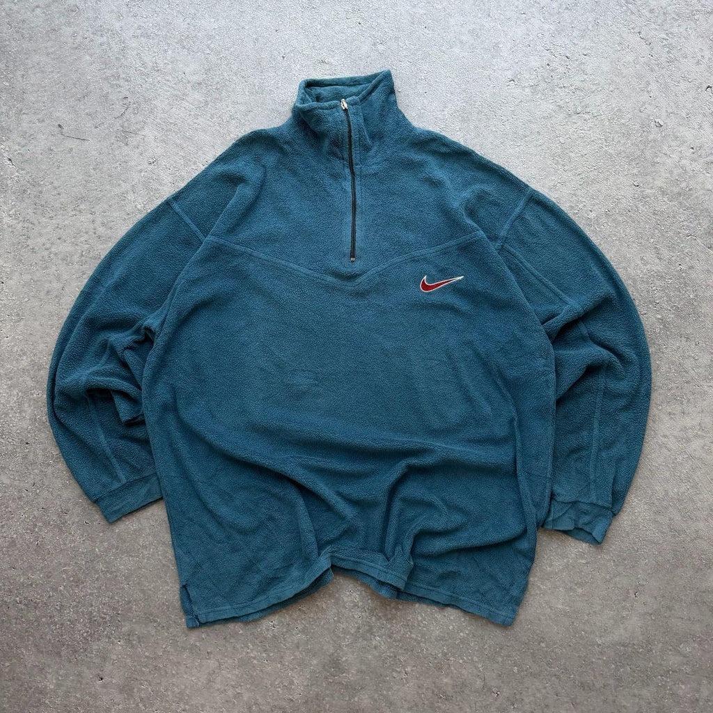 90's Nike Fleece Quarter Zip Sweater (XL)