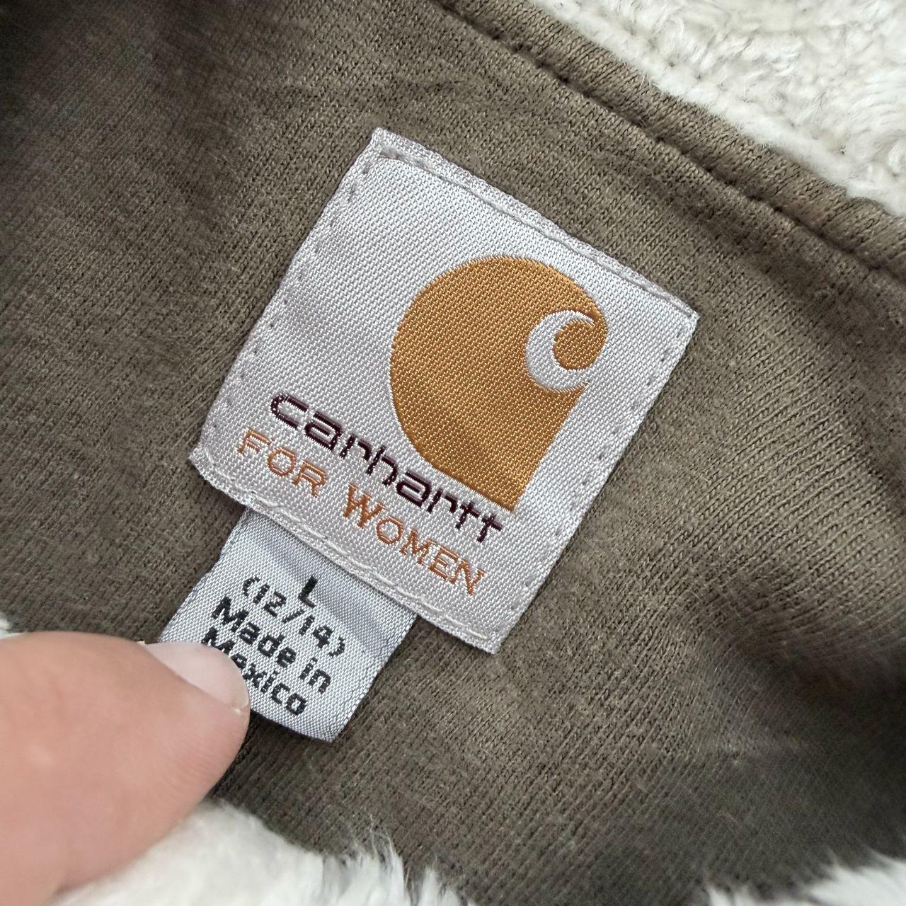Vintage Carhartt Sherpa Jacket (Women's L)