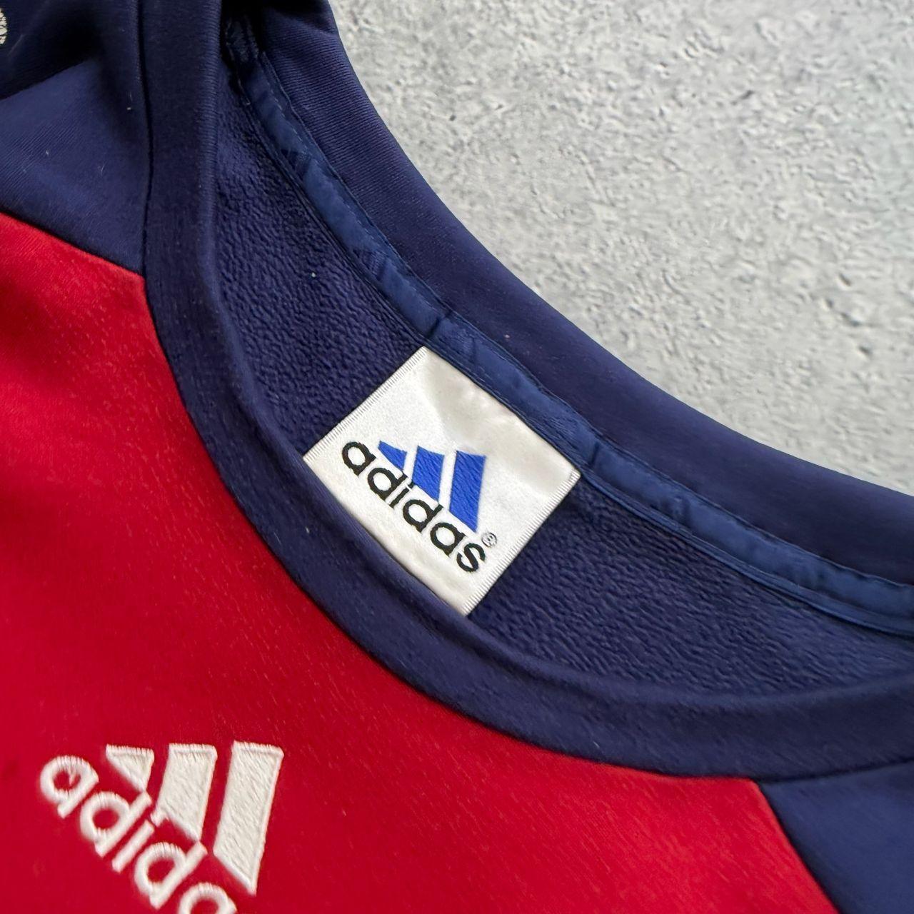 Adidas Men's red multi Sweatshirts