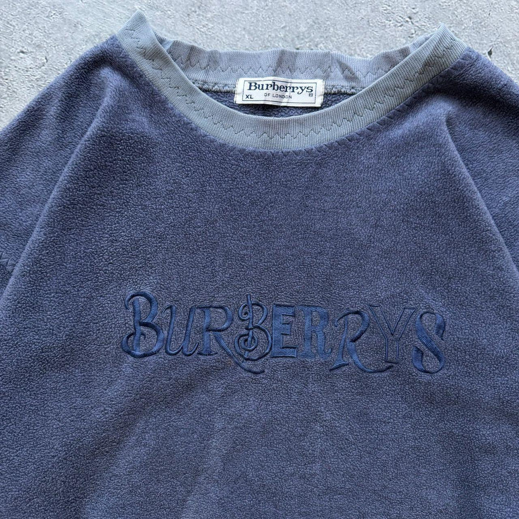 1996 Burberrys Blues Fleece Sweater (Women’s XL)