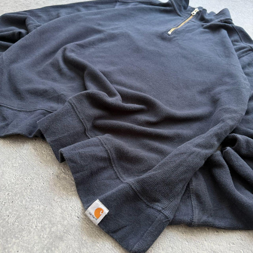 Vintage Carhartt Qtr Zip Sweater (XL)