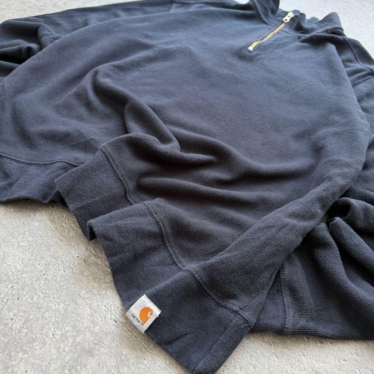 Vintage Carhartt Qtr Zip Sweater (XL)
