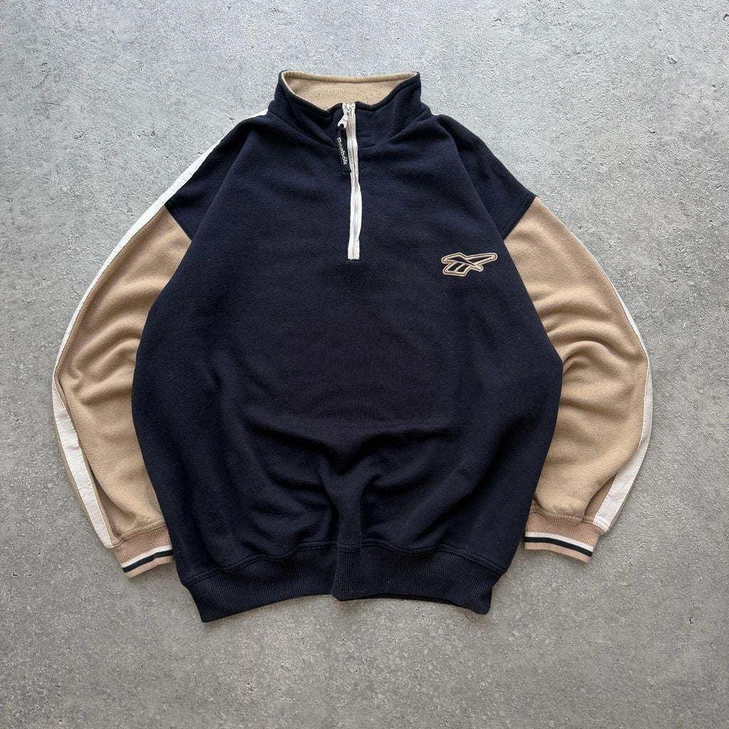 90’s Reebok 1/4 Zip Sweater (L)