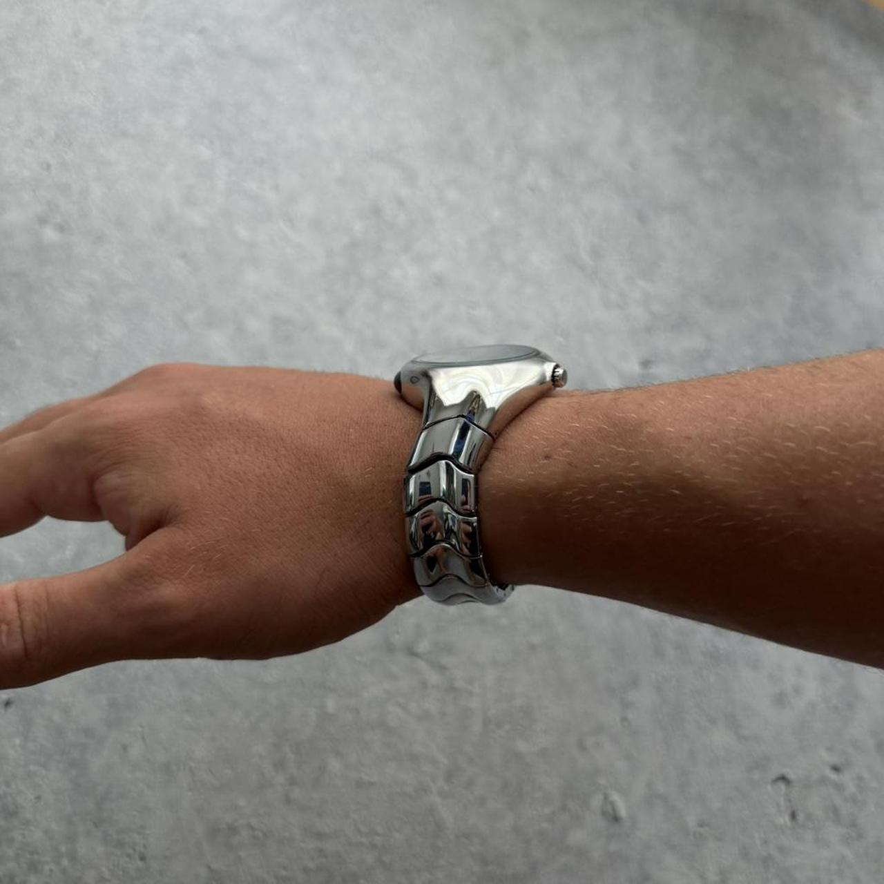 Y2K Style Twist Watch - White Dial