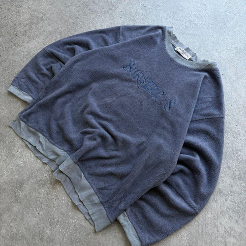1996 Burberrys Blues Fleece Sweater (Women’s XL)